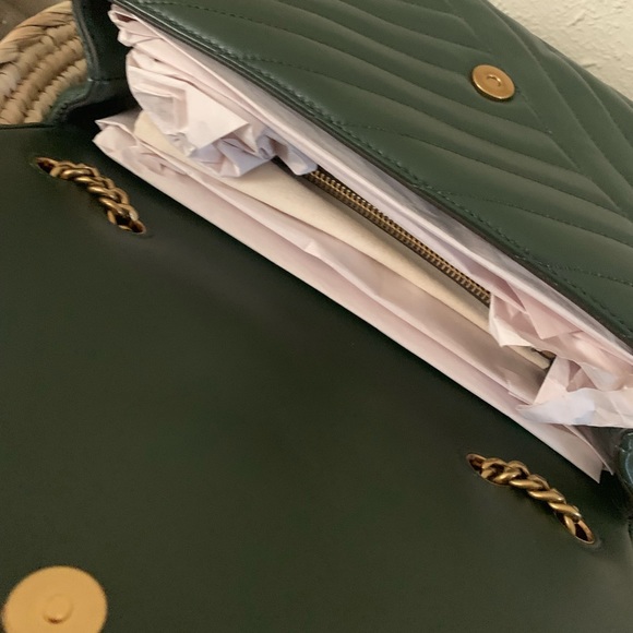 Tori Burch Kira Chevron Leather bag - Picture 3 of 6